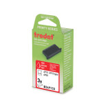 Trodat cassette d'encre de rechange pour tampon printy 4913 - lot de 3 - rouge