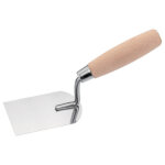 Truelle stucateur, poign�e en bois, 80 mm