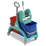 Tts chariot d'entretien duo standard sans presse - 2 x 15 litres Tts chariot d'entretien duo standard sans presse - 2 x 15 litres