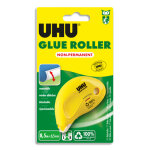 Uhu dry & clean roller jetable non permanent 8. 5 m x 6. 5 mm