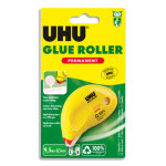 Uhu roller de colle jetable colle permanente 9. 5 m x 6. 5 mm