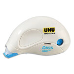 Uhu roller correcteur compact rapide, propre et prcis, blanc, 10m x 5mm. rcriture immdiate