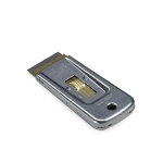 Unger grattoir de poche - lame 4 cm - gris