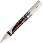 Uni marqueur craie chalk marker pwe - 5m encre non permanente pointe ogive de 1, 8 à 2, 5 mm - blanc Uni marqueur craie chalk marker pwe - 5m encre non permanente pointe ogive de 1, 8 à 2, 5 mm - blanc