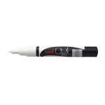 Uni marqueur craie chalk pwe3ms pointe conique fine - blanc