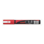 Uni marqueur craie chalk pwe5m pointe conique moyenne - rouge