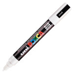 Uni posca pc - 5m marqueur peinture pointe conique 2, 5 mm - blanc Uni posca pc - 5m marqueur peinture pointe conique 2, 5 mm - blanc