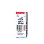 Uni roller eye pointe de 0, 7 mm - corps gris couleurs d'encre assorties