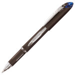 Uni roller jetstream pointe moyenne de 1�mm - corps noir encre bleue