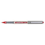 Uni stylo roller eye ub - 157 bille moyenne - corps en polypropylne argent encre rouge
