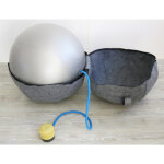 Ballon d'assise ergonomique ergo sphere, gris