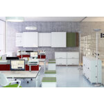 Lampadaire � led dely 2. 0, dimmable, gris m�tallis�