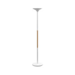 Unilux lampadaire pryska - led intégrée - 40w - variateur d'intensité - acier et bois hêtre - blanc Unilux lampadaire pryska - led intégrée - 40w - variateur d'intensité - acier et bois hêtre - blanc