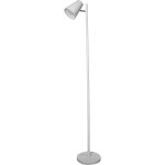 Unilux lampadaire sofy - ampoule led e27 - tte orientable - blanc