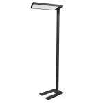 Unilux lampadaire versus - led intégrée - Éclairage direct / indirect - 3 niveaux d'intensité - noir Unilux lampadaire versus - led intégrée - Éclairage direct / indirect - 3 niveaux d'intensité - noir