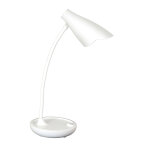 Unilux lampe de bureau nomade lico led int�gr�e - bras flexible 360� - variateur d'intensit� - port usb ...