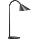 Unilux lampe de bureau sol - led int�gr�e - 4w - bras flexible - noir