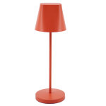 Unilux lampe de d�coration ava - led int�gr�e - tactile - abat - jour et socle terracotta