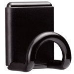 Unilux patère fil design magnétique - 1 patère - noir Unilux patère fil design magnétique - 1 patère - noir