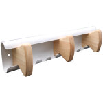Unilux patres vaiina 3 accroches - bois et blanc
