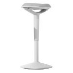 Unilux tabouret ergonomique ergo boost à effet de bascule - gris blanc Unilux tabouret ergonomique ergo boost à effet de bascule - gris blanc
