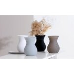 Vase annalena, en verre, blanc mat
