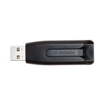 Verbatim cl� usb v3 de 64 go, 64 go, usb type - a, 3. 2 gen 1 (3. 1 gen 1), sans capuchon, noir, gris ...