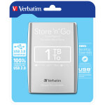 Verbatim disque dur portable usb store 'n' go 3. 0, 1 to, argenté, 1000 go, 2. 5', 3. 2 gen 1 (3. 1 gen ... Verbatim disque dur portable usb store 'n' go 3. 0, 1 to, argenté, 1000 go, 2. 5', 3. 2 gen 1 (3. 1 gen ...
