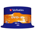 Verbatim dvd - r 4. 7gb 16 x spindle