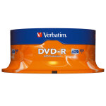 Verbatim dvd - r - 4, 7gb - 16x - spindle 25