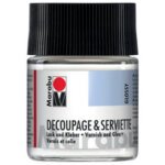Vernis & colle pour serviettes, brillant, 50 ml, dans