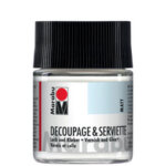Vernis & colle pour serviettes, mat, 50 ml, dans un