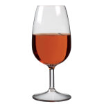 Verre à vin à pied 20 cl en copolyester transparent - lot de 12 Verre à vin à pied 20 cl en copolyester transparent - lot de 12