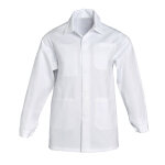 Veste de travail en coton blanc, taille m