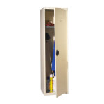 Vestiaire collectivit�s seamline - industrie propre - grande largeur 180 cm avec serrure - gris clair ...