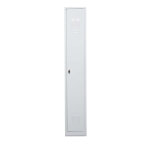 Vestiaire métal budget monobloc industrie propre - 1 colonne l. 30 cm - gris Vestiaire métal budget monobloc industrie propre - 1 colonne l. 30 cm - gris