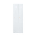 Vestiaire métal budget monobloc industrie propre - 2 colonnes l. 60 cm - gris Vestiaire métal budget monobloc industrie propre - 2 colonnes l. 60 cm - gris