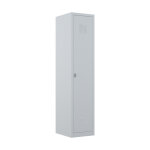 Vestiaire mtal budget monobloc industrie salissante - 1 colonne l. 40 cm - gris