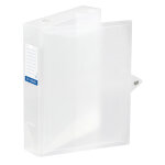 Viquel boîte de classement a4 propyglass en polypropylène - dos 6 cm - incolore Viquel boîte de classement a4 propyglass en polypropylène - dos 6 cm - incolore