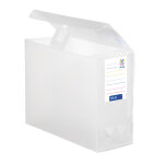Viquel bo�te de classement a4 propyglass en polypropyl�ne maxi - dos 12 cm - incolore