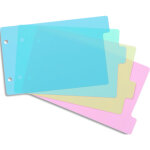 Viquel jeu de 4 intercalaires polypropylène rainbowpastel a5 portrait (classeur à fiche). coloris pastel ... Viquel jeu de 4 intercalaires polypropylène rainbowpastel a5 portrait (classeur à fiche). coloris pastel ...
