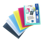 Viquel porte vues personnalisable propyglass a4 - polypropyl�ne lisse 5 / 10 - 20 pochettes - 40 vues ...