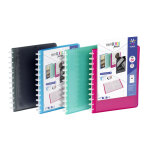 Viquel porte vues personnalisable propyglass a4 - polypropyl�ne lisse 5 / 10 - 25 pochettes - 50 vues ...