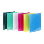 Viquel porte vues propyglass a4 - polypropyl�ne - 10�pochettes - 20 vues - assortis