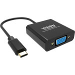 Vision tc - usbcvga / bl, usb type - c, vga (d - sub), m�le, femelle, droit, droit