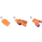 Viso 25 bacs pliables 16 litres orange Viso 25 bacs pliables 16 litres orange
