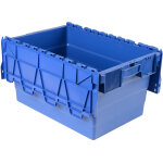 Viso bac navette  couvercle intgr 54 l - bleu