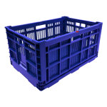 Viso bac pliant de rangement - volume 60 l - bleu