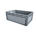 Viso bac de rangement 600 x 400 x 230 mm gerbable polypropylène 37 l - gris anthracite Viso bac de rangement 600 x 400 x 230 mm gerbable polypropylène 37 l - gris anthracite