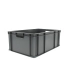 Viso bac de rangement 600 x 400 x 230 mm gerbable polypropyl�ne 37 l - gris anthracite